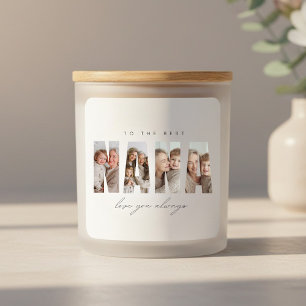 Pegatina Cuadrada Foto Personalizada de NANA Custom