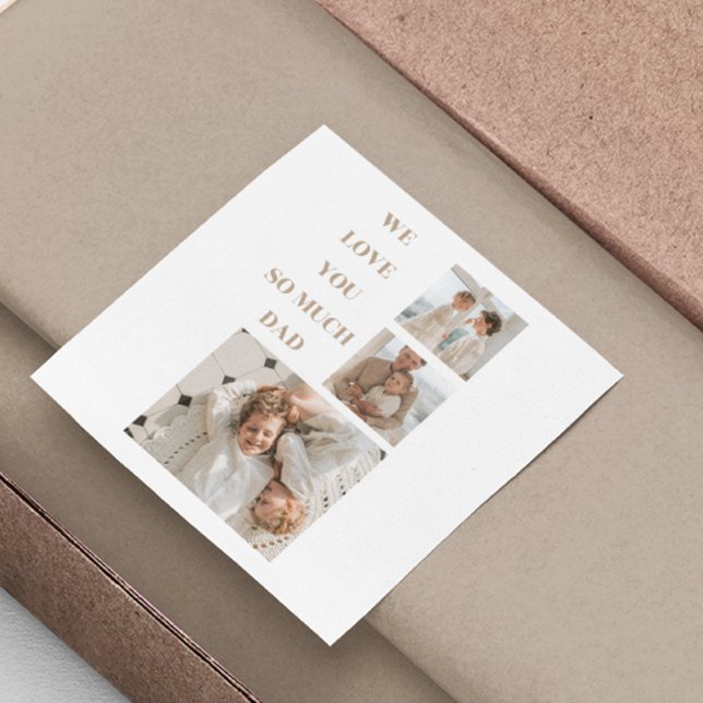 Pegatina Cuadrada Fotografía de colección moderna y los regalos de p (Subido por el creador)