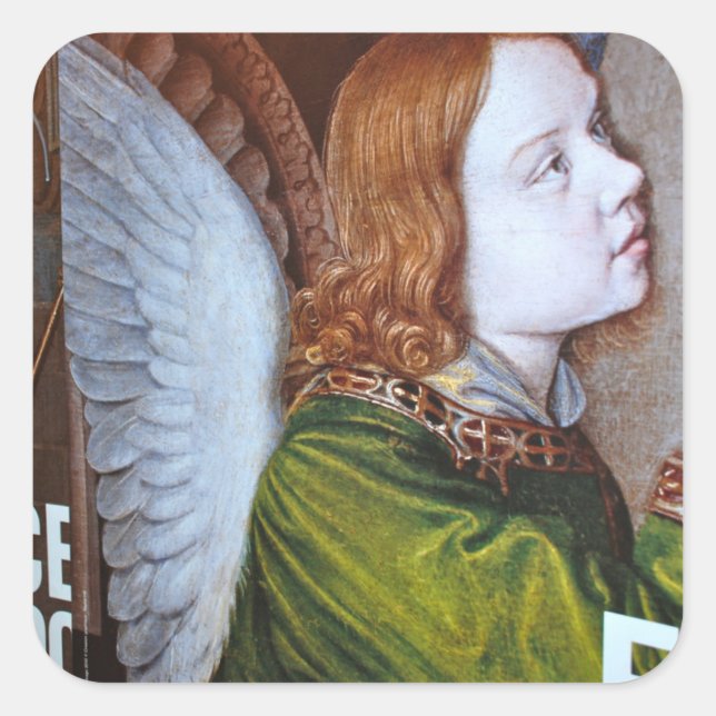 Pegatina Cuadrada Fotografía de La France 2013 (Anverso)