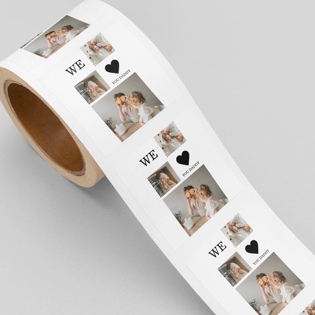 Pegatina Cuadrada Fotografía de moda de grupo y te queremos regalo d (Subido por el creador)