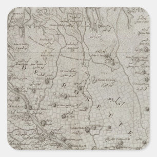 Pegatina Cuadrada Foueh, Damanhour, Egipto