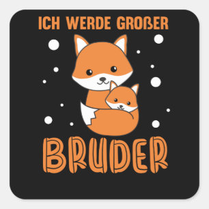 Pegatina Cuadrada Fox Big Brother 2022 Para Hermanos