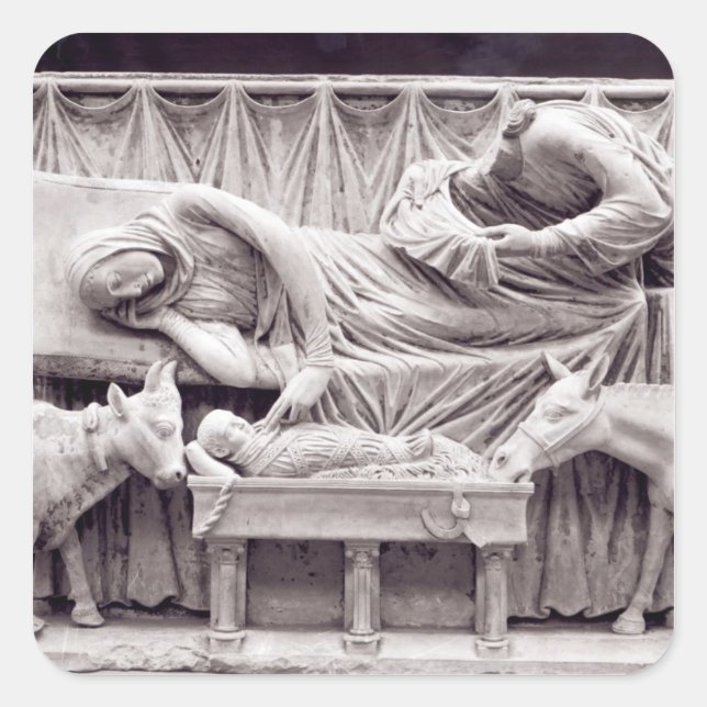 Pegatina Cuadrada Fragmento de la pantalla (Anverso)