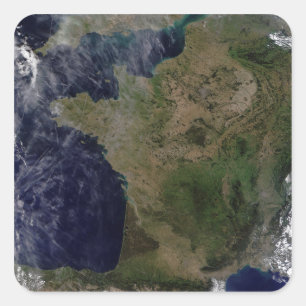 Pegatina Cuadrada Francia