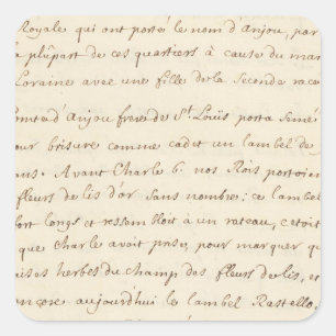 Pegatina Cuadrada Francia 19