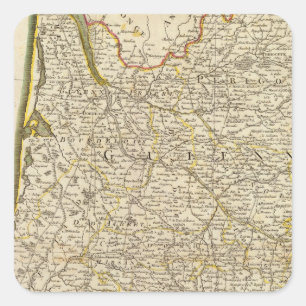 Pegatina Cuadrada Francia 20