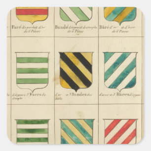 Pegatina Cuadrada Francia 22