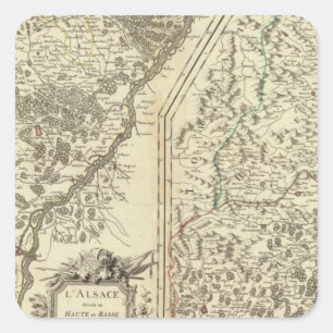 Pegatina Cuadrada Francia 29