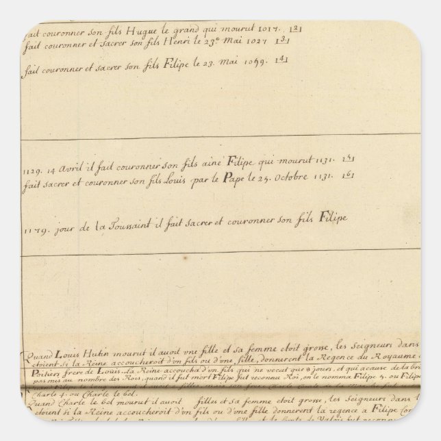 Pegatina Cuadrada Francia 32 (Anverso)