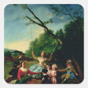 Pegatina Cuadrada Francisco Jose de Goya y Lucientes el   el