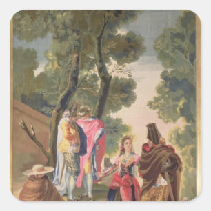 Pegatina Cuadrada Francisco Jose de Goya y Lucientes el el bonito