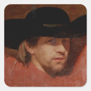 Pegatina Cuadrada Francisco José de Goya y Lucientes Retrato, pre