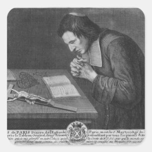 Pegatina Cuadrada Francois de París