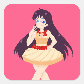 Pegatina Cuadrada Frangi Mars