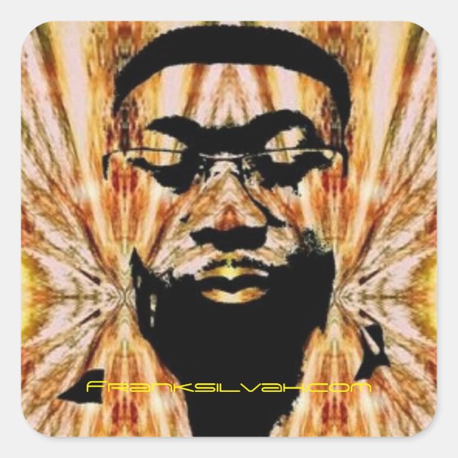 Pegatina Cuadrada Frank Silvah UL Edition (pegatina) (Anverso)