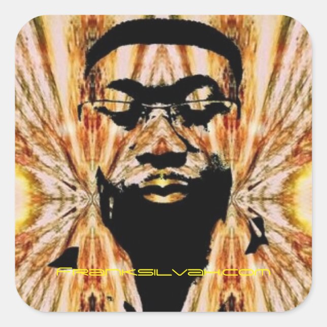 Pegatina Cuadrada Frank Silvah UL Edition (pegatina) (Anverso)