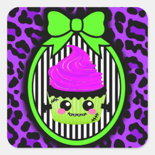 Pegatina Cuadrada FrankenCake