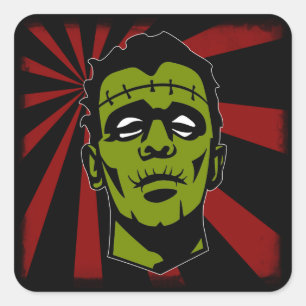 Pegatina Cuadrada ¡Frankenstein!
