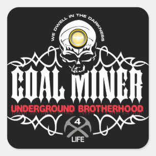 PEGATINA CUADRADA FRATERNIDAD SUBTERRÁNEO