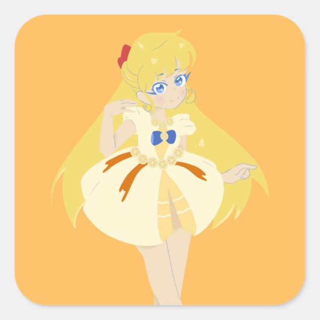 Pegatina Cuadrada Freddo Venus (Anverso)