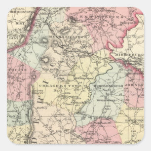 Pegatina Cuadrada Frederick