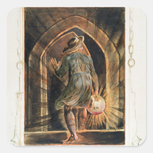 Pegatina Cuadrada Frontispiece a "Jerusalén" (copia de Bentley E)