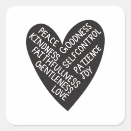 Pegatina Cuadrada Fruit of spirit