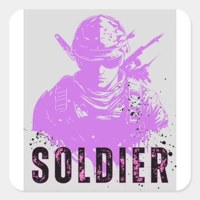 Pegatina Cuadrada Fruta del Eversoft del Loom (Anverso)