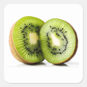 Pegatina Cuadrada Fruto verde