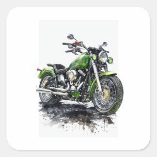 Pegatina Cuadrada  Fuel Your Freedom – Motorcycle Sticker