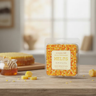 Pegatina Cuadrada Fundidos de cera de abeja pura sin perfume con pat