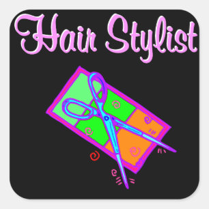 PEGATINA CUADRADA FUNKY Y GUAY ESTILO Y BELLEZA