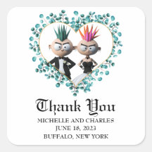 Funny Cute Punk Boda