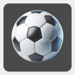 Pegatina Cuadrada Fútbol