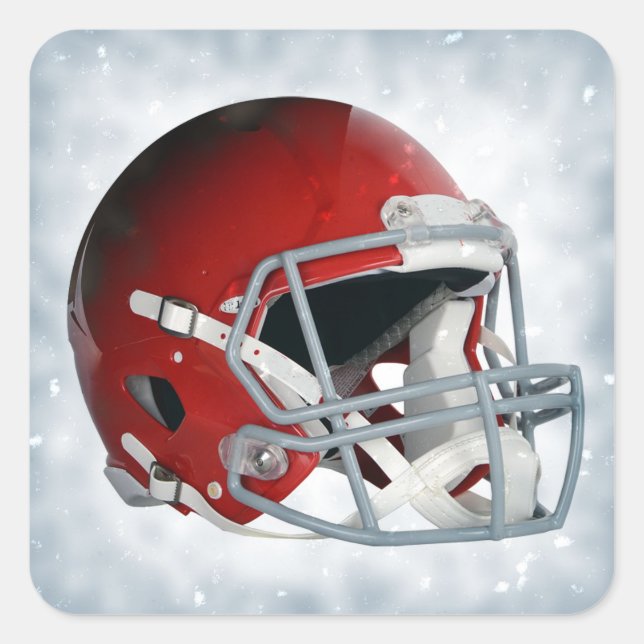 Pegatina Cuadrada Fútbol (Anverso)