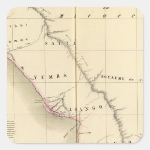 Pegatina Cuadrada Gabón, Congo 38