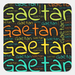 Pegatina Cuadrada Gaetan