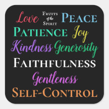 Galatianos 5:22-23 Pegatinas
