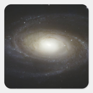 Pegatina Cuadrada Galaxia espiral M81