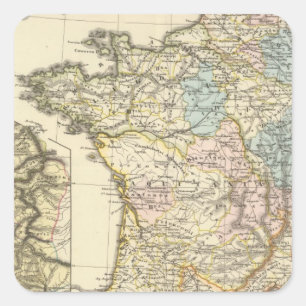 Pegatina Cuadrada Gallia