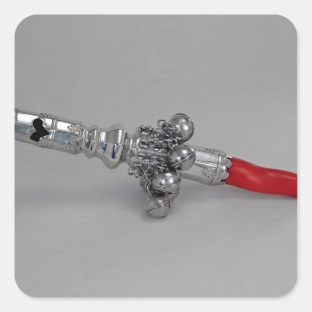 Pegatina Cuadrada Ganado bovino, período colonial, c.1770 (Anverso)