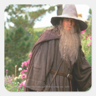 Pegatina Cuadrada GANDALF™ with Hat