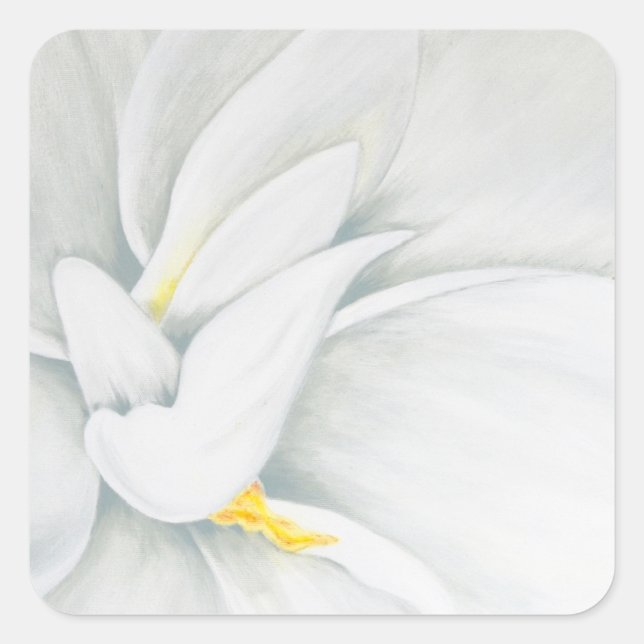 Pegatina Cuadrada Gardenia (Anverso)