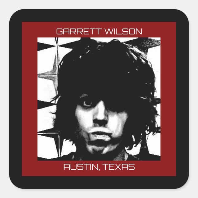 Pegatina Cuadrada Garrett Wilson 2026 Stickers (Anverso)