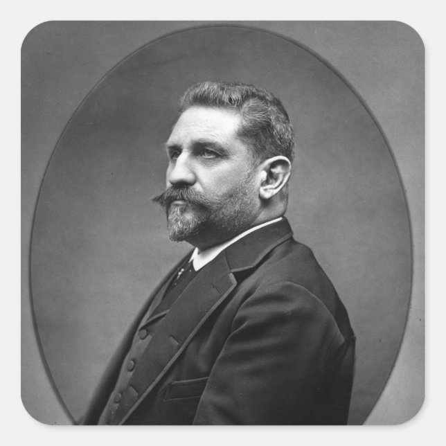 Pegatina Cuadrada General Boulanger (Anverso)