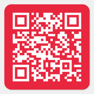 Pegatina Cuadrada GENERAR INSTANTÁNEAMENTE código QR con cualquier s