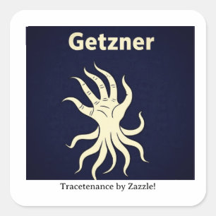 Pegatina Cuadrada Getzner Sticker