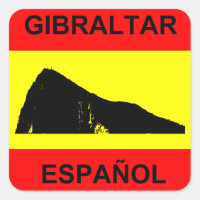 Gibraltar Espanol 20 Pegatinas