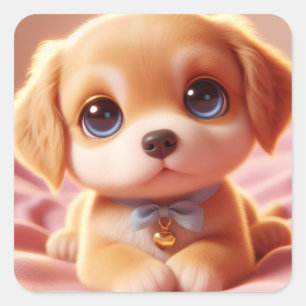 Pegatina Cuadrada Ginger