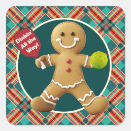 Pegatina Cuadrada Gingerbread Chething